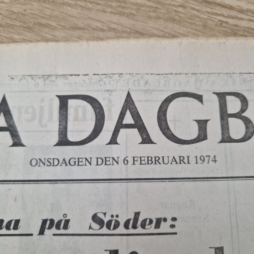 Svenska Dagbladet 6 februari 1974