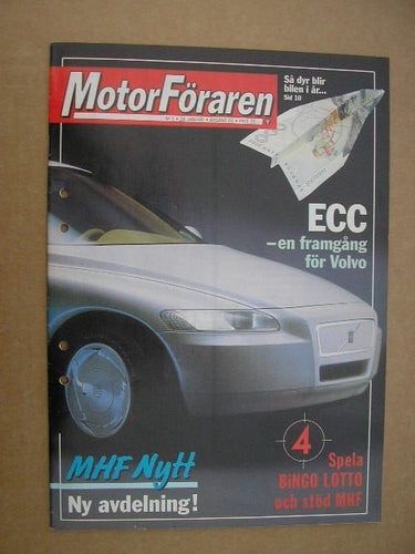 Tidning: Motorföraren 1993 Nr.1 ECC en framgång för VOLVO