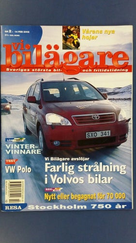 Vi bilägare nr 2 2002: Volvo S60 2,5T AWD, VW Polo 1,4, KABE Travel Master HI