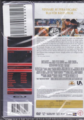 DVD / Rain Man / Special Edition / Tom Cruise, Dustin Hoffman / Ny & Inplastad