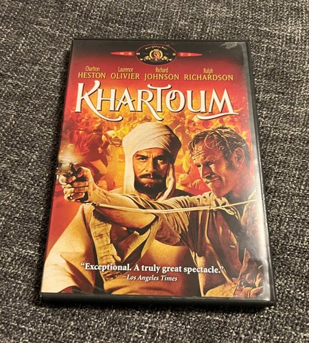 KHARTOUM (1966) USA UTGÅVA I MKT FINT SKICK, REG 1 NTSC