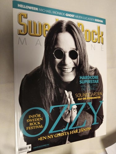 Sweden rock magazine 76 Ozzy Negative Plane Engel Sodom Arjen Lucassen Ghost
