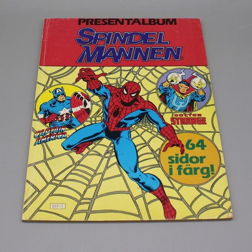Presentalbum Spindelmannen 1980