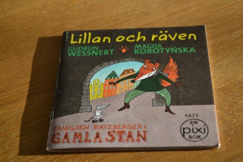 Pixi bok Lillan och räven Familjen Ratzberger i Gamla stan.