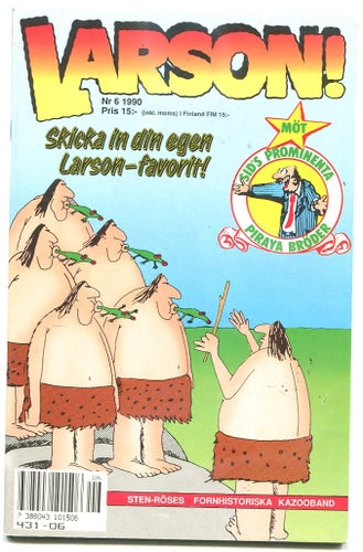 Larson 1990 nr 6 Ernie, Grimm, Foxtrot, Opus, Krax , Quino