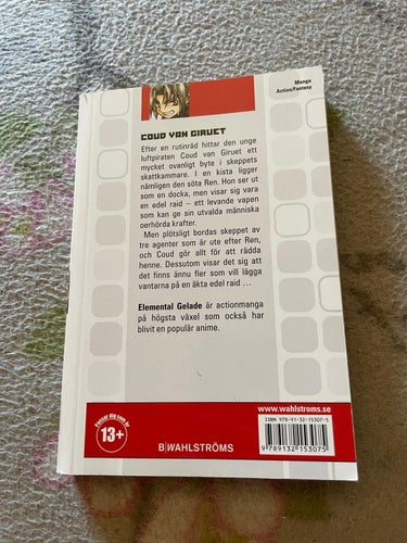Elemental Gelade vol 1 - svenska manga anime