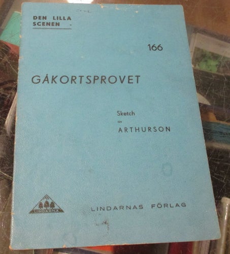 Litet häfte med sketch, Gåkortsprovet, 1941