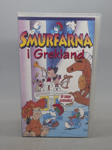 Smurfarna i Grekland - Svenskt tal - VHS