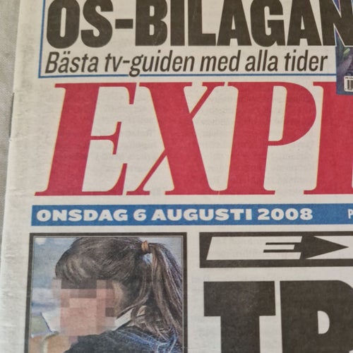 Expressen Tidning 6 Augusti 2008