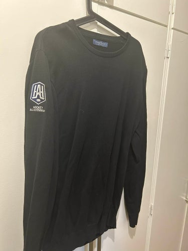 MORRIS mörkblå tröja med Hockeyallsvenskan Brodyr, storlek XL