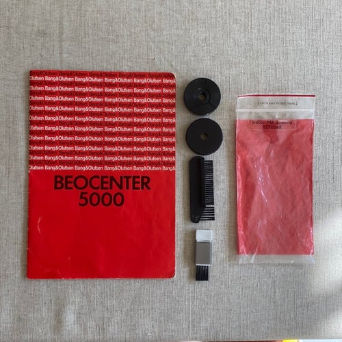 Bang & Olufsen Beocenter 5000 manual och tillbehör
