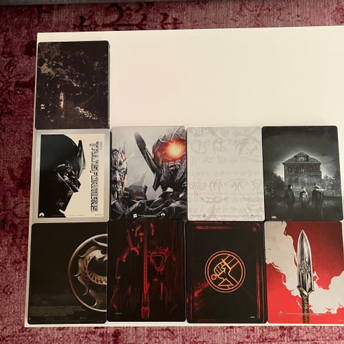 9st Blu-ray Collectors Edition Steelbooks, minst 1st 4K