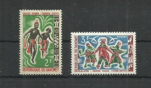 Dahomey 1964 - Inhemska danser - Masker, Dräkter - MNH/**