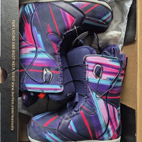 Burton Emerald Snowboard Boots, MultiPrint, Storlek 38