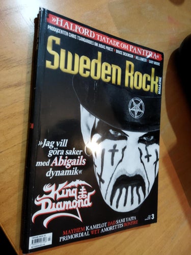 Sweden Rock Magazine 2018 nr 3 Helloween Bruce Dickinson King Diamond Mayhem