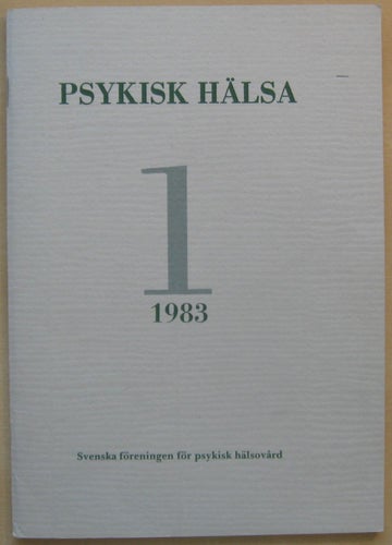 Psykisk Hälsa nr 1, 1983 (sfph)