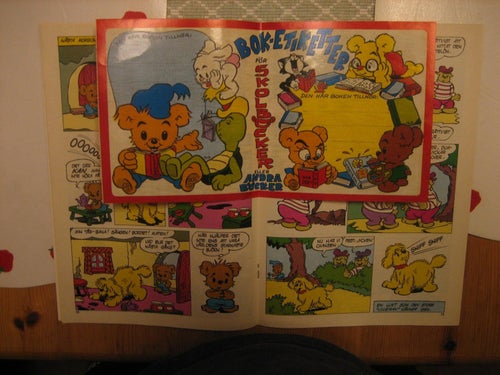 Bamses    Nr:8-1985  (Extra: Klister-märken)