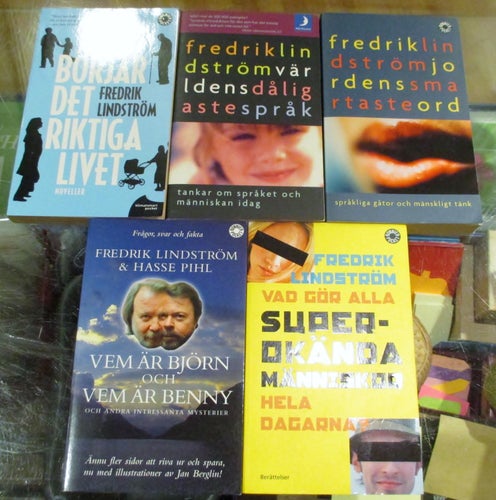 5 böcker av Fredrik Lindström
