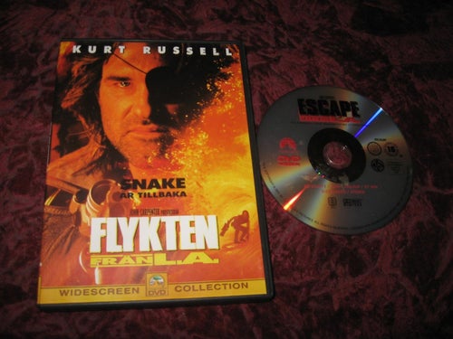 FLYKTEN FRÅN L.A. (KURT RUSSELL,STACY KEACH,STEVE BUSCEMI) DVD