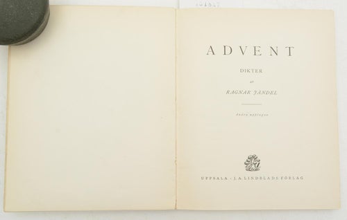 Advent : dikter / Jändel, Ragnar, 1895-1939 (författare)