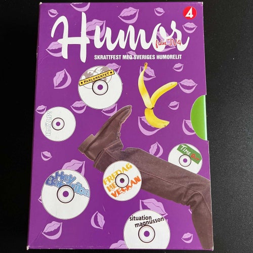HUMOR FRÅN TV4. SKRATTFEST MED SVERIGES HUMORELIT. 5-DVD SVERIGE. KOMEDI