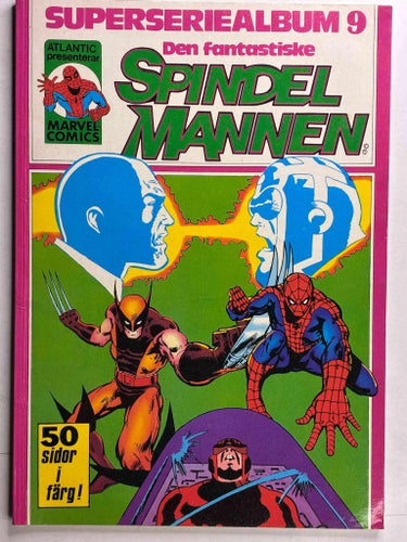 Spindelmannen Superseriealbum - 9. VG-FN