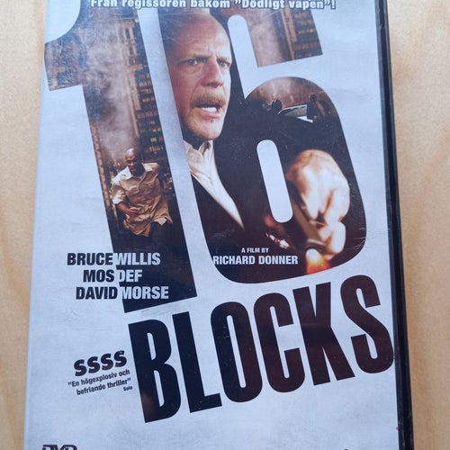 DVD-FILM "16 BLOCKS" MED BRUCE WILLIS FRÅN 2006