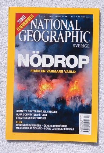 National geographic, 10/2004 – vårt klimat, Sierra Madre, honungsgrävlingar