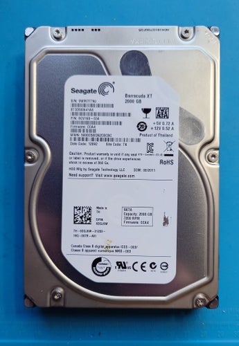 Seagate Barracuda XT 2TB Hårddisk