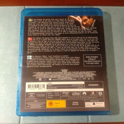 Taken Extended Harder Cut Blu-ray