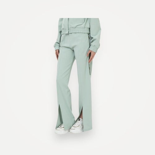 Off-White Athleisure Split Track In Seafoam Green-träningsbyxor NWOT