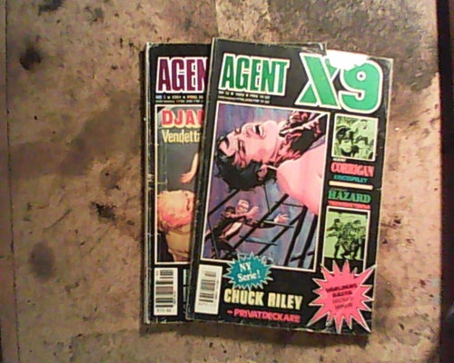 Agent X9, 1989, 1991, 2 stycken.