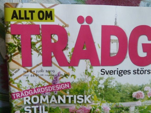 TRÄDGÅRD, NR 8, 2009,