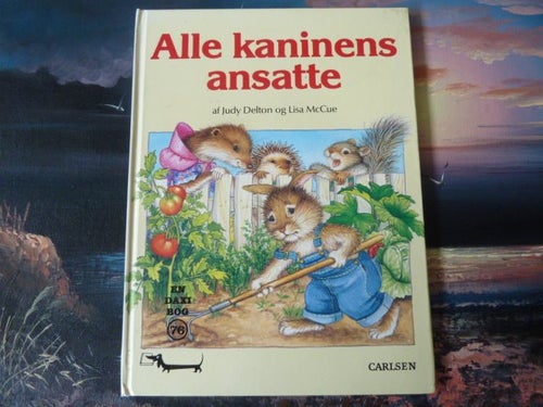 ALLE KANINENS ANSATTE, JUDY DELTON, BOK, 1989, DANSK BOK