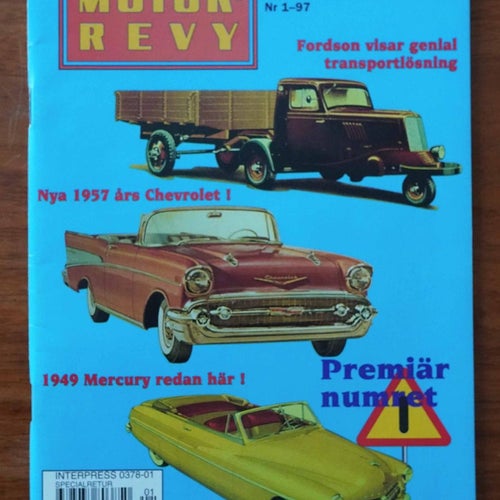 Motorrevy 1997/1 Chevrolet 1957, Mercury 1949, Ford Fordson