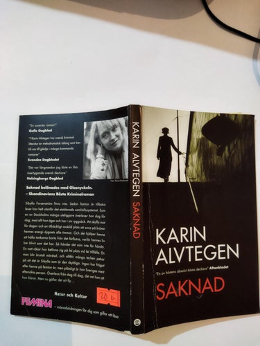 Saknad av Karin Alvtegen. bok, pocket. Fine