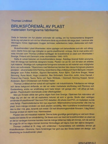 BRUKSFÖREMÅL AV PLAST Av: Thomas Lindblad