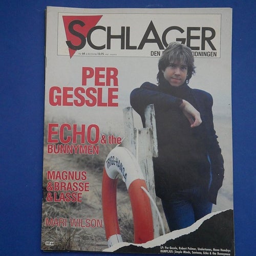 Schlager nr 64, 1983 , Per Gessle mm