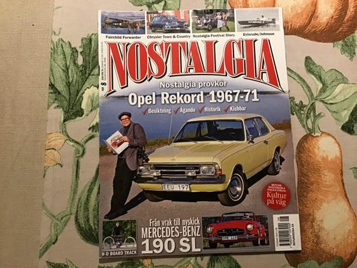 NOSTALGIA NR 8 2020 MERCEDES 190 SL,OPEL REKORD,CHRYSLER,HARLEY DAVIDSON,