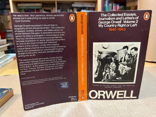 The Collected Essays, Journalism and Letters by George Orwell, Very Good