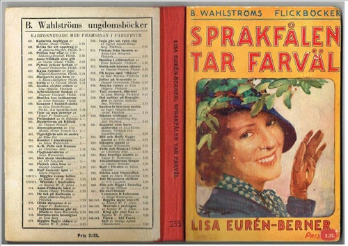 SPRAKFÅLEN TAR FARVÄL - Lisa Eurén-Berner (1947)