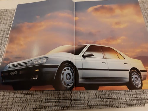 Peugeot 605 1991/1992 - broschyr
