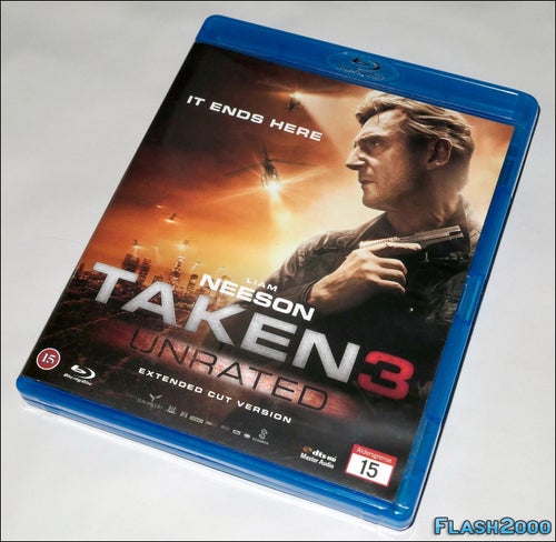 Taken 3 Unrated Extended Cut Version - Blu-ray svensk text