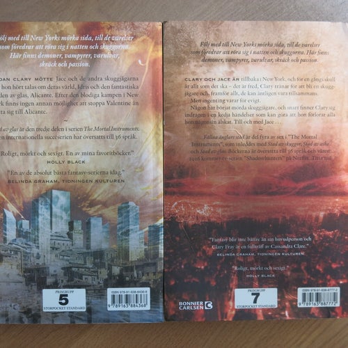 Cassandra Clare - 2 böcker .