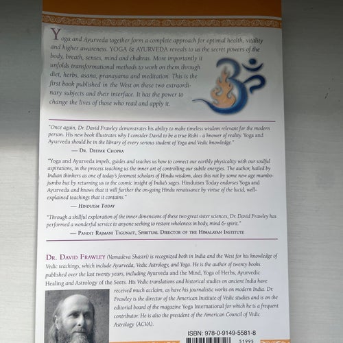 Yoga & Ayurveda: Self-Healing and Self-Realization av David Frawley, 1999