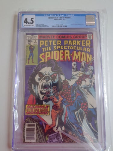 CGC Graderad Serietidning - Spectacular Spider-Man #7