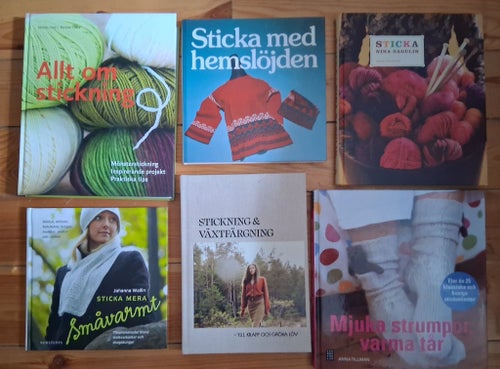 6 böcker om stiickning