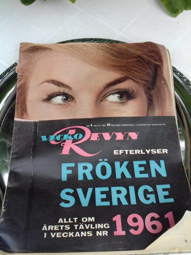Veckorevyn från 1961 Fröken Sverige tävling