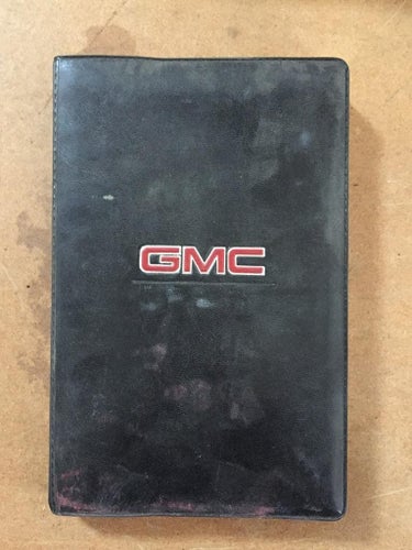 1994 GMC Rally/Vandura Owner's Manual