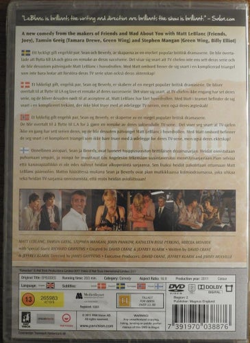 Episodes Säsong 1 DVD (Inplastad) Matt LeBlanc Tamsin Greig Julklapp Komedi